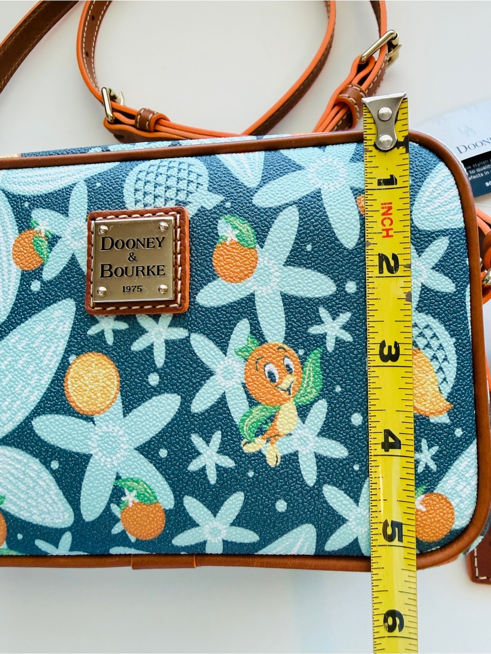 🧡Dooney & Bourke Disney Epcot Flower Garden 2024 Orange Bird Crossbody Purse Bag - Picture 3 of 13